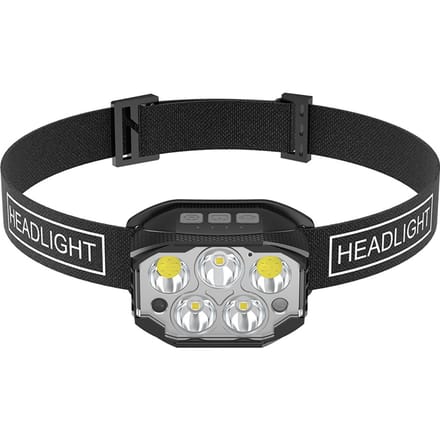 Hoofdlamp Oplaadbaar Hoge helderheid Vissen Ultra Lange levensduur Zaklamp Inductielicht 1pc