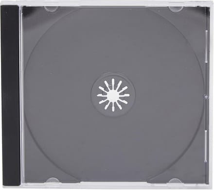 Set van 25 Stuks CD DVD Jewel Cases 10.4mm met Zwarte Binnenbak