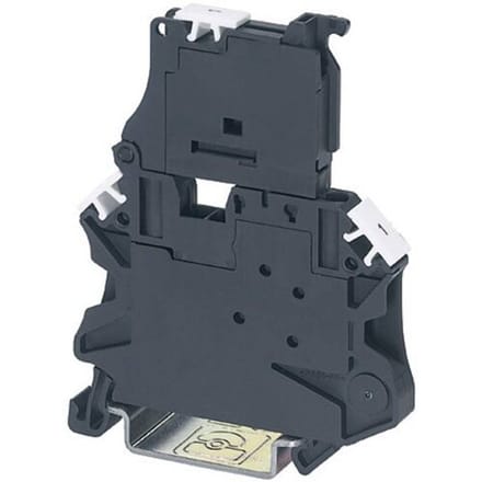 Phoenix Contact 3048616 Zekering-serieklem 18 mm Schroeven Zwart 10 stuk(s) Piece