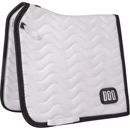 QHP - Zadeldek nummer - Full Dressuur - Wit / Zwart