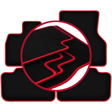 CARLUX-RED automatten voor: BMW iX I20 0 (2021-2022)