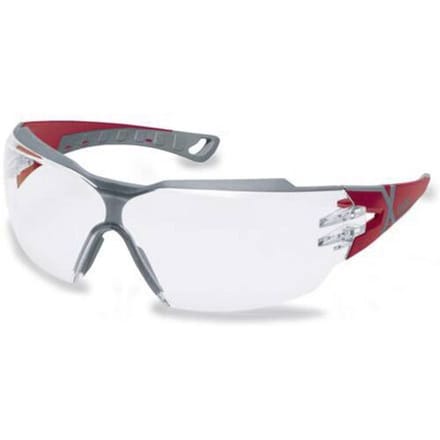 uvex pheos cx2 9198 9198258 Veiligheidsbril Incl. UV-bescherming Rood, Grijs