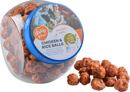 Duvo+ Meat! Kip & Rijst Balletjes - ± 111st - 500gr