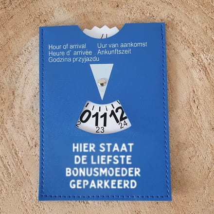 FlexMade.nl - Parkeerschijf - Bonusmoeder