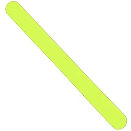 Ronde Padel Racketbeschermer Neutraal Geel Fluor