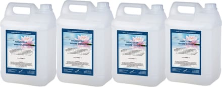 Handzeep White Lotus 5 liter - set van 4 stuks - navulling - Voordeelverpakking