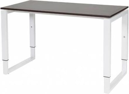 Verstelbaar Bureau - Domino Plus 120x60 logan - wit frame