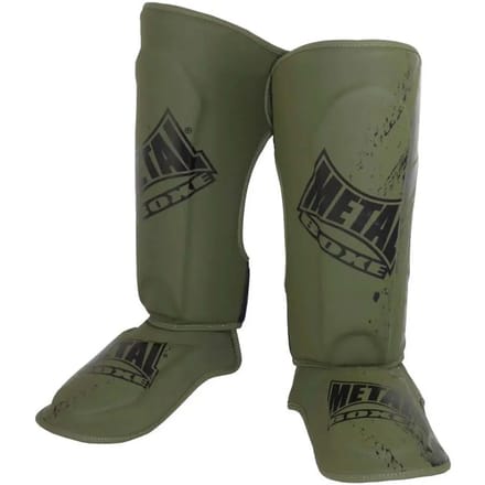 Scheenbeschermer + voet Metal Boxe Blade