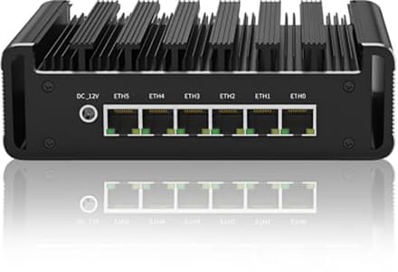 Mini-PC zonder Ventilator met 6x i226 - V 2.5G en Diverse Connectiviteitsopties