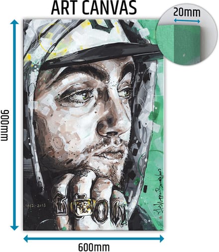 Mac Miller canvas 60x90 cm