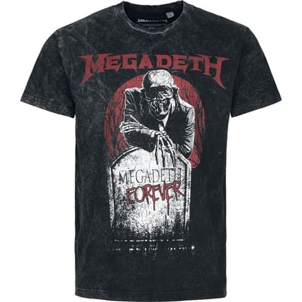 Megadeth T-shirt - Forever - S tot 4XL - voor Mannen - antraciet