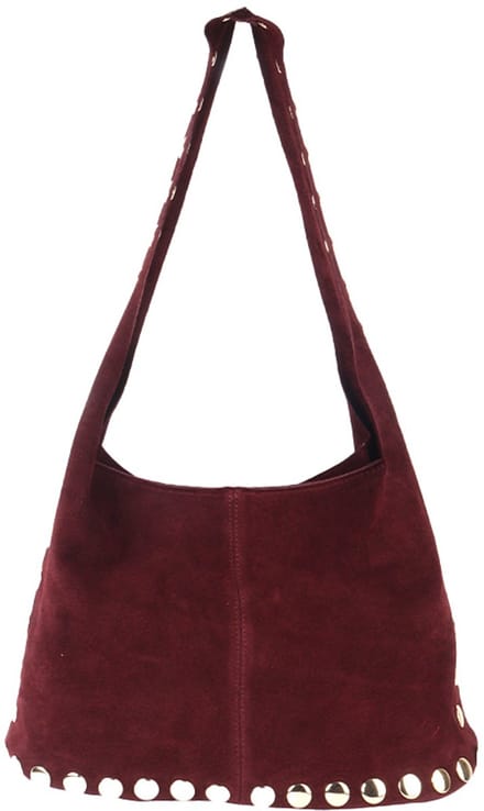 Giuliano lederen schoudetas Atumn - Suede - Made in Italy - Bordeaux