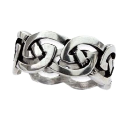 Zilveren “Keltische Knoop”-ring'(R705.65)