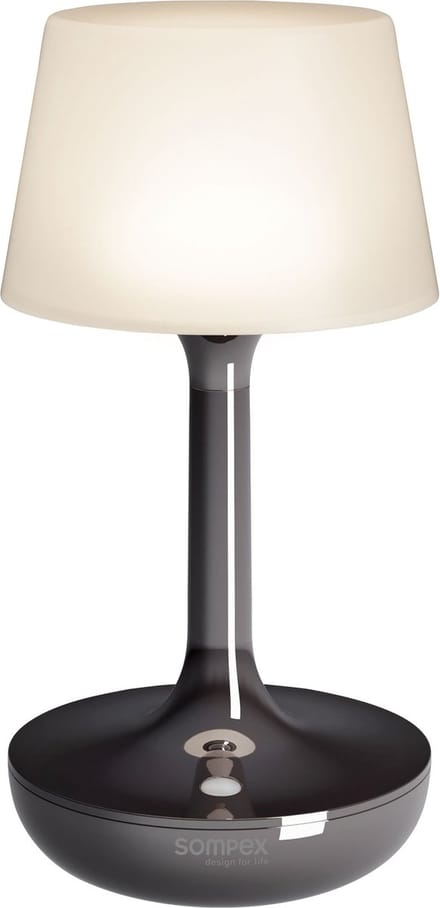 Sompex tafellamp Ginn |Space Grey| Oplaadbaar| RGB verlichting | Spatwaterdicht