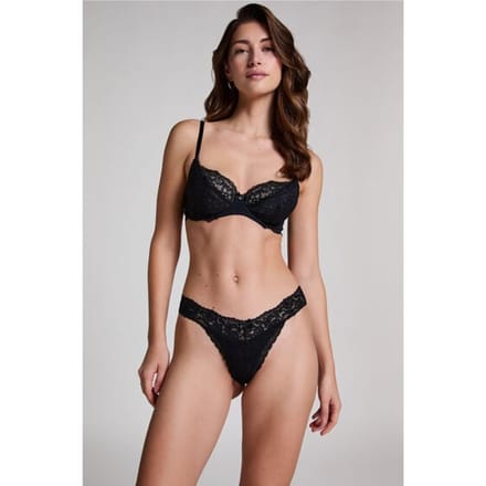 Hunkemöller String Onderbroek Madison ULV string - zwart - Maat S