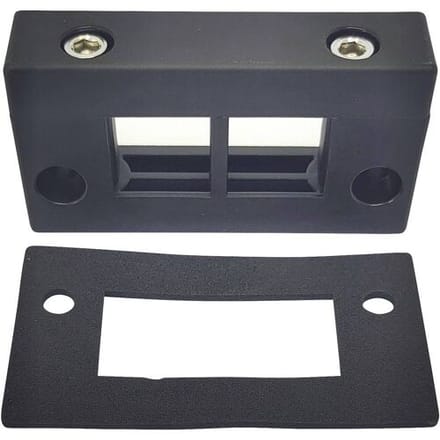 TRU COMPONENTS DVK-W2 Kabelinvoeringsplaat Klem-Ø (max.) 16 mm Polyamide Zwart 1 stuk(s)