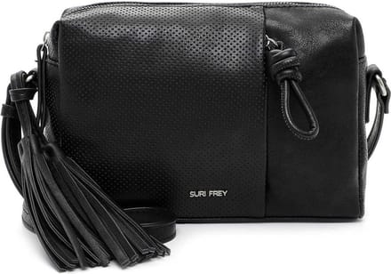 SURI FREY Schoudertas Nicky Handbag With Zipper Black Zwart