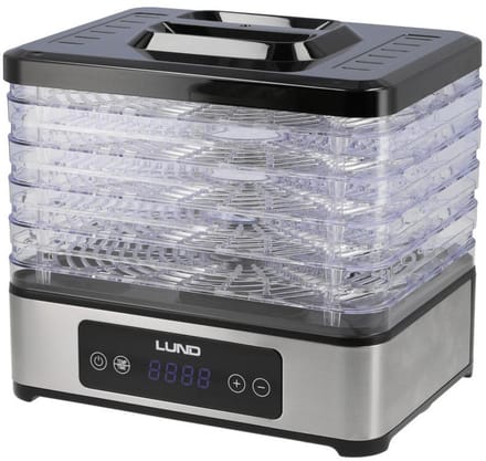 LUND 400W 5 Drooglades Voedseldroger / Droogoven / Dehydrator