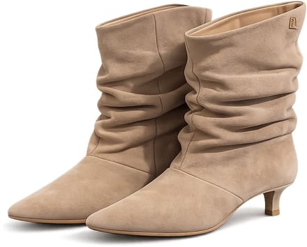 Babouche Jenna-2 laarsjes beige, 38 / 5