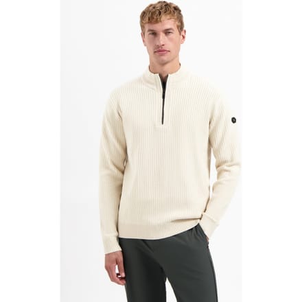 No Excess Pullover Half Zip Rib Variation Kit Size: XXL | Sweaters Outlet | Heren | Beige