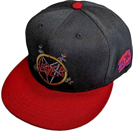 Slayer - Hell Awaits Snapback Pet - Zwart/Rood
