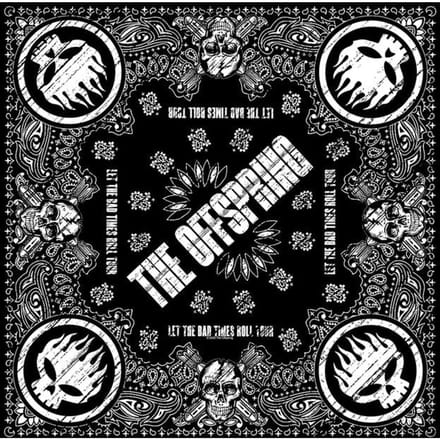The Offspring Skull Logo Unisex Doek - zwart - Standard