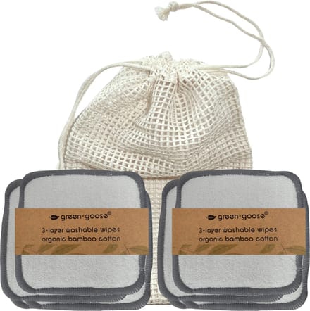 Duurzaam Herbruikbare Bamboe Wattenschijfjes Gezichtsreiniger - Make Up - Watjes - Zero Waste - GreenLuxury®