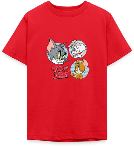 Tom En Jerry Met Hond Spike T-Shirt Tiener