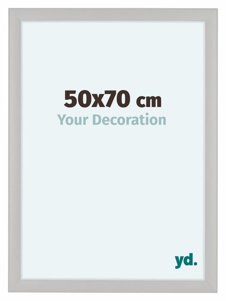 Your Decoration - Fotolijst 50x70 cm - MDF - Wit Houtnerf - Como