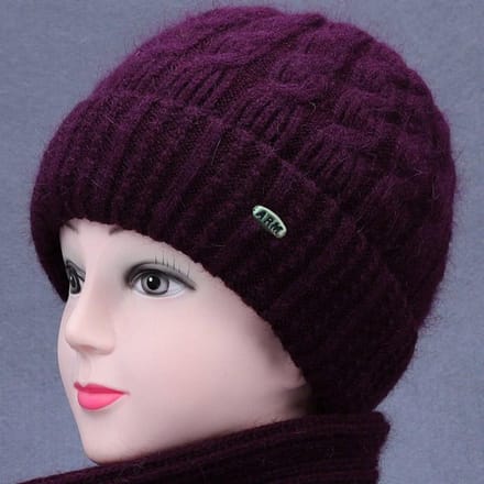 Dikke Gebreide Beanie voor Ouderen