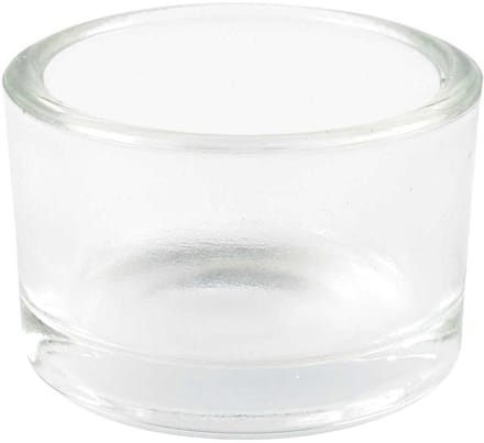 Creativ Company Glazen Waxinelicht 3,2x5 cm 48 stuks