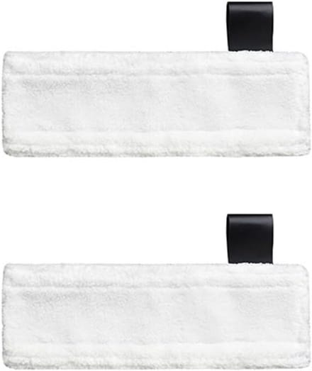 Stofzuiger Mop Doeken - Microfiber Pads - Stoomreinigen Vloeren - Hoge Kwaliteit - Set van 2 - Wit