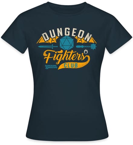 Dungeons And Dragons Dungeon Fighter Club T-Shirt Dames