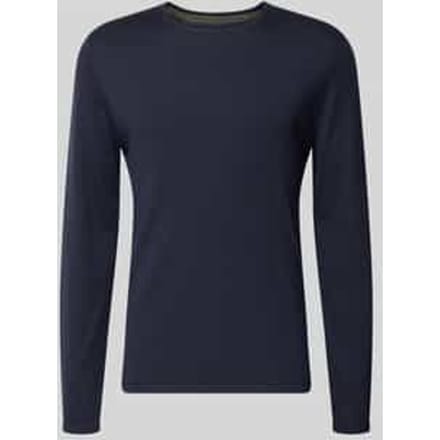Gebreide pullover van katoen met ronde hals