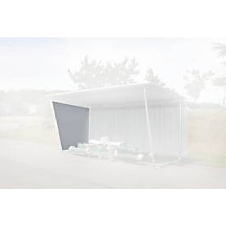 Zijpaneel voor model Siegen – polyester – trapeziumplaat – linkerkant (voor enkelzijdig model)