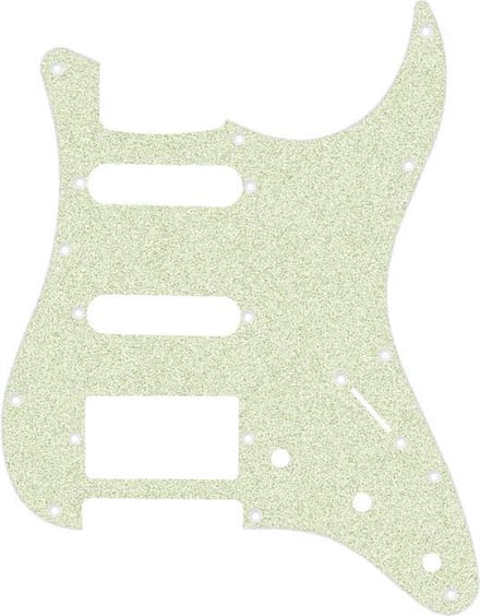 Boston ST3SSH-SCH pickguard, Stallion, 3 ply, SSH, sparkling champagne