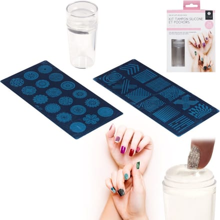 siliconen stempeldoos met stencils - nailbeauty - Dg naturel lifestyle- nageldesign