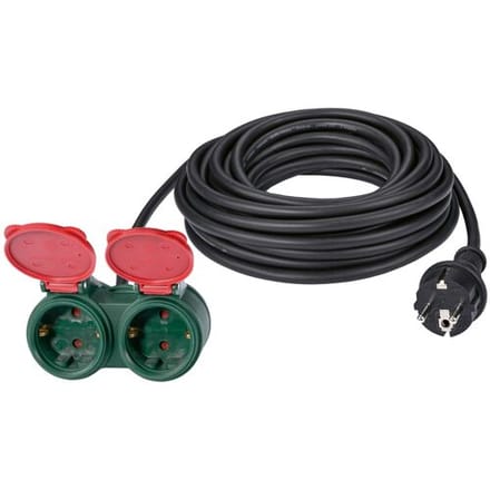 PARKSIDE Verlengsnoer met dubbel stopcontact, 10 m