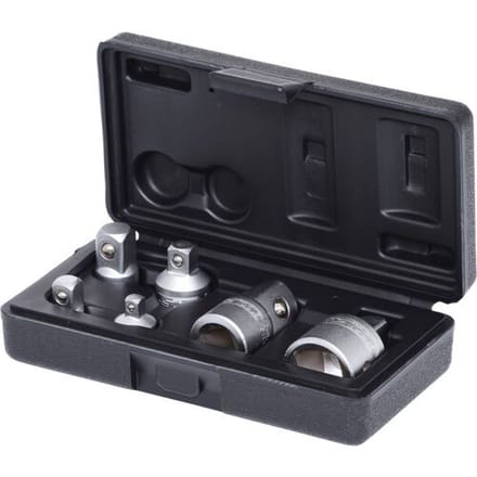 KS TOOLS - Adapterset - 6-delig - Chroom-Vanadium Staal - Mat Afwerking