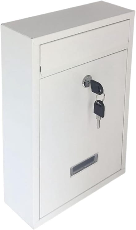 Brievenbus Box - Wanddoos - Veilig Post Ontvangen - Waterdicht Ontwerp - 32 x 21 cm - Wit