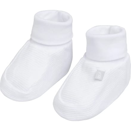Baby's Only Slofjes Pure - Wit - 3-6 mnd - 100% ecologisch katoen - GOTS