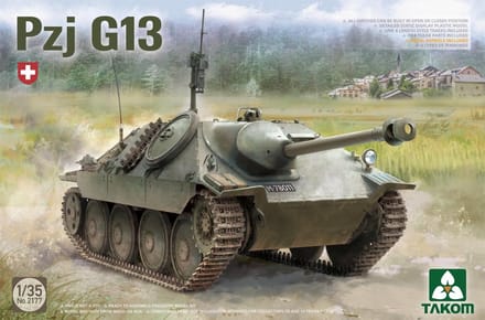 Takom Modelbouwpakket Militaire voertuigen - 2177 Pzj G13 Tank Plastic - 1:35 - Modelbouw