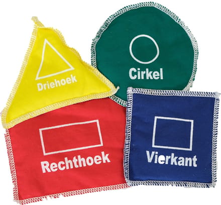 MD sport - Pittenzakjes vormen - set van 4