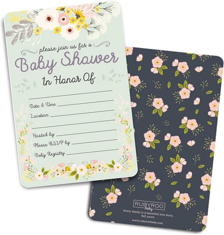 Baby Douche-uitnodigingen - 30 Geslachtsneutrale Kaarten met Enveloppen