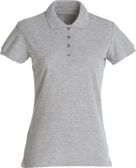 Clique Basic Polo Women 028231 - Grijs-melange - M