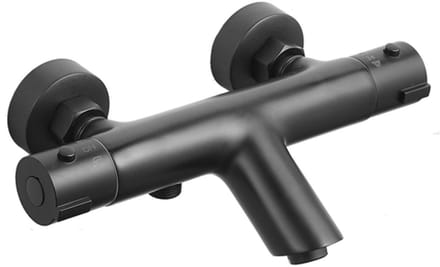 FugaFlow Efficiente Sobrado thermostatische bad-/douchekraan zwart