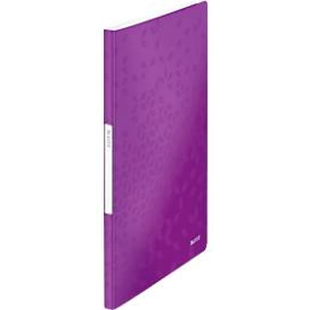 LEITZ presentatiemap Active Wow, voor A4-formaat, 20 hoesjes, paars