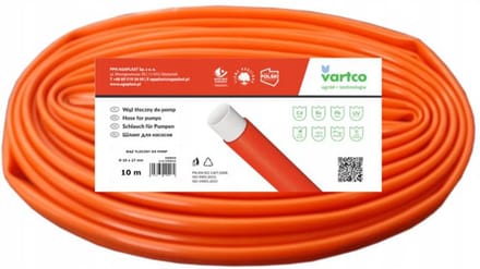 Vartco - Platte tuinslang voor dompelpompen -1 tol - Diameter 25mm - 10m
