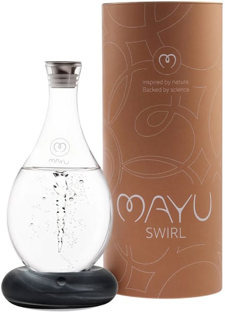 MAYU Swirl karaf met vortex - Onyx