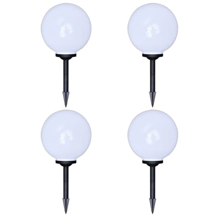 vidaXL Tuinpadlampen 4 st met grondpin LED 30 cm
